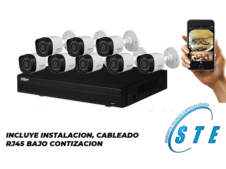 Paquete 6 y 8 Camaras CCTV